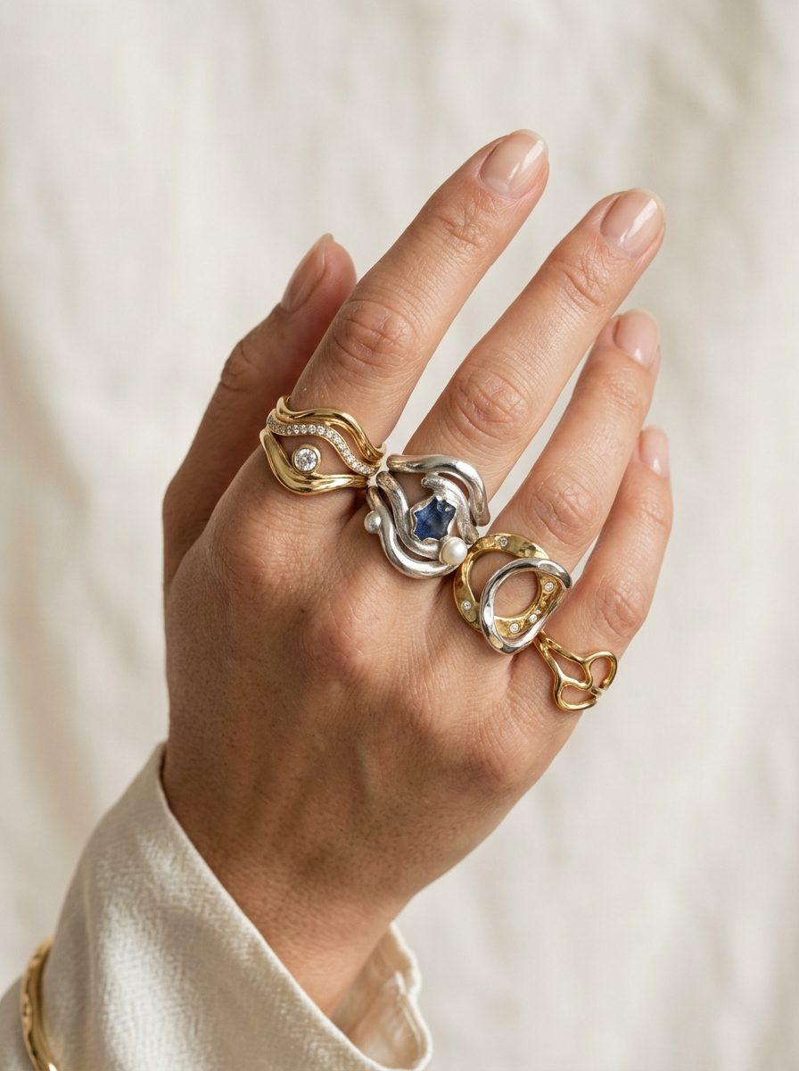 Sculptural Rings