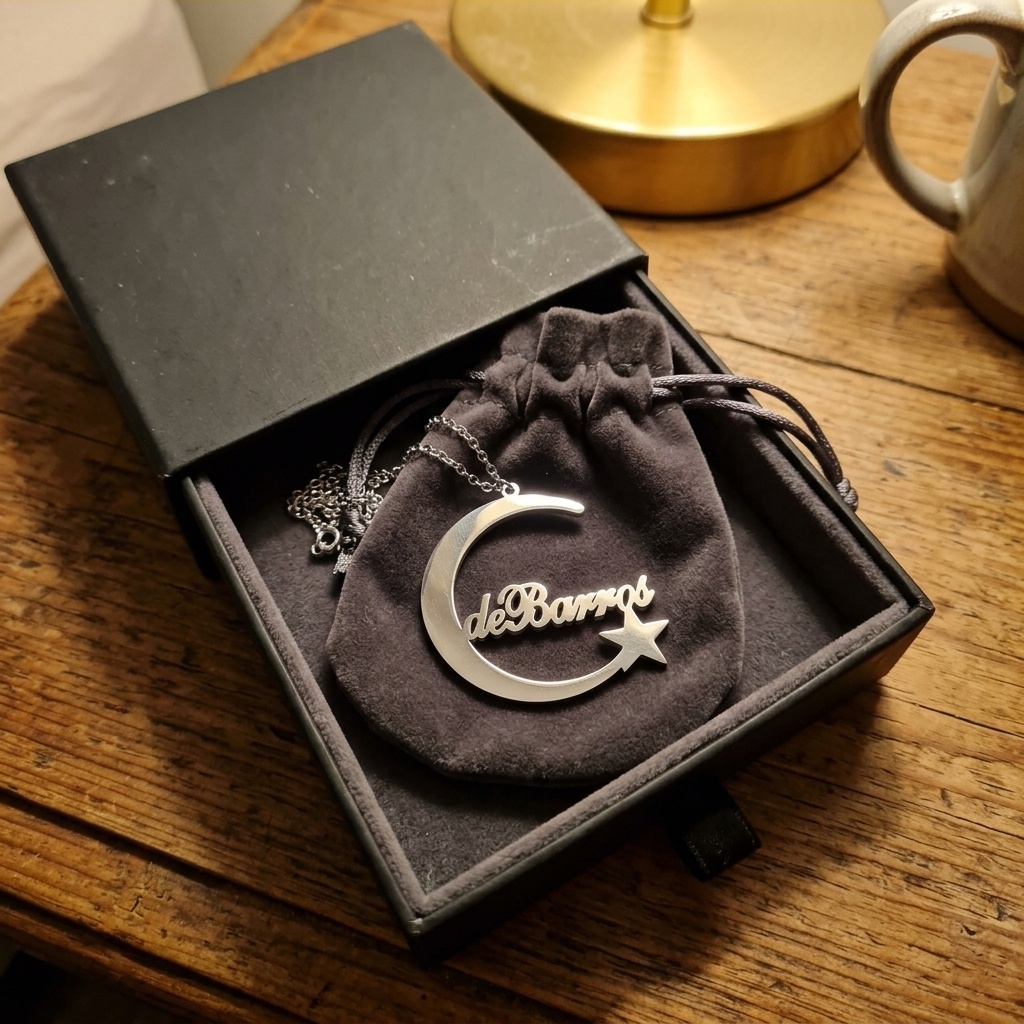 Bespoke Script Nameplate & Romantic Keepsake Vault