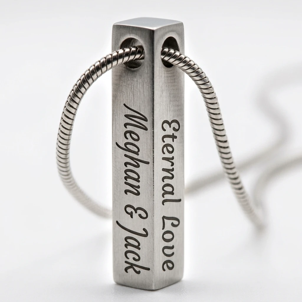 The 4-Sided Archival Stick Necklace • National Daughters Day Edition
