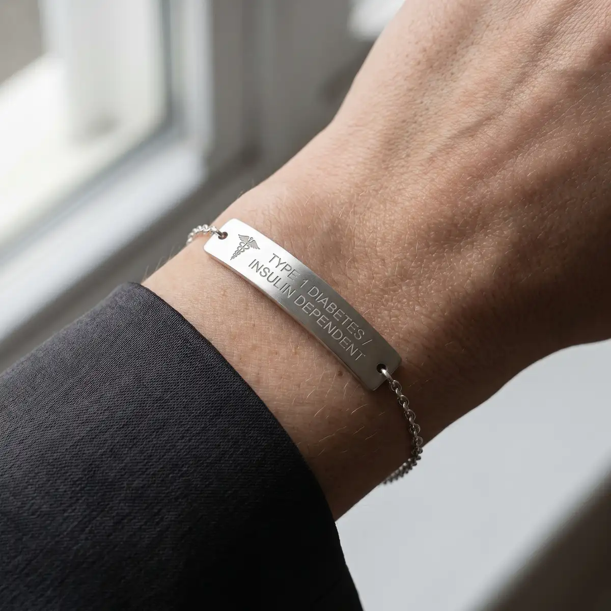 The Archival Medical Alert ID Bar Bracelet