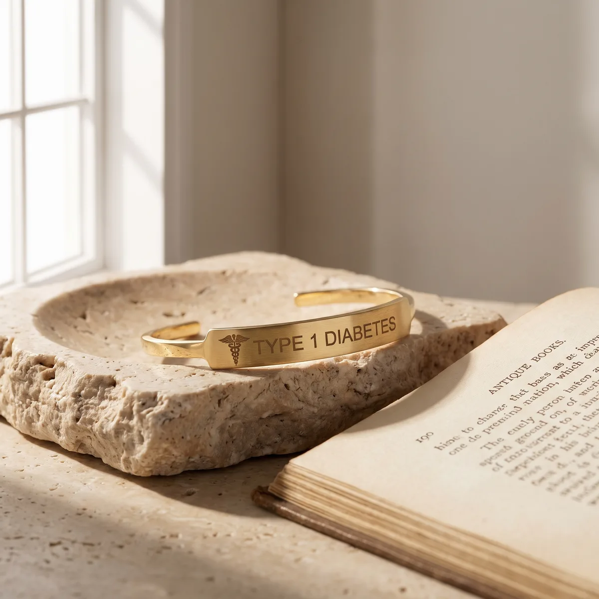 The Archival Medical Alert ID Bar Bracelet