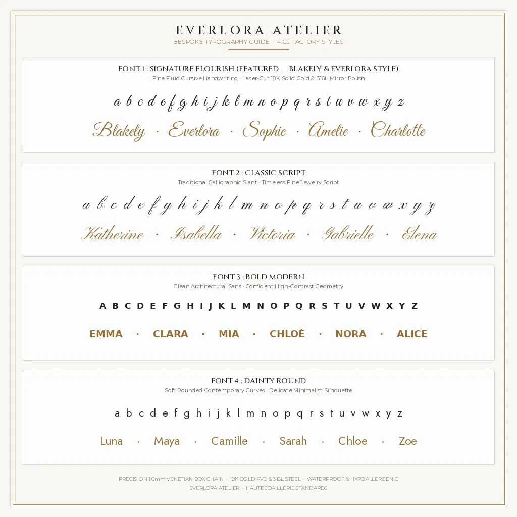 The Signature Cursive Nameplate Necklace • Venetian Box Chain Edition