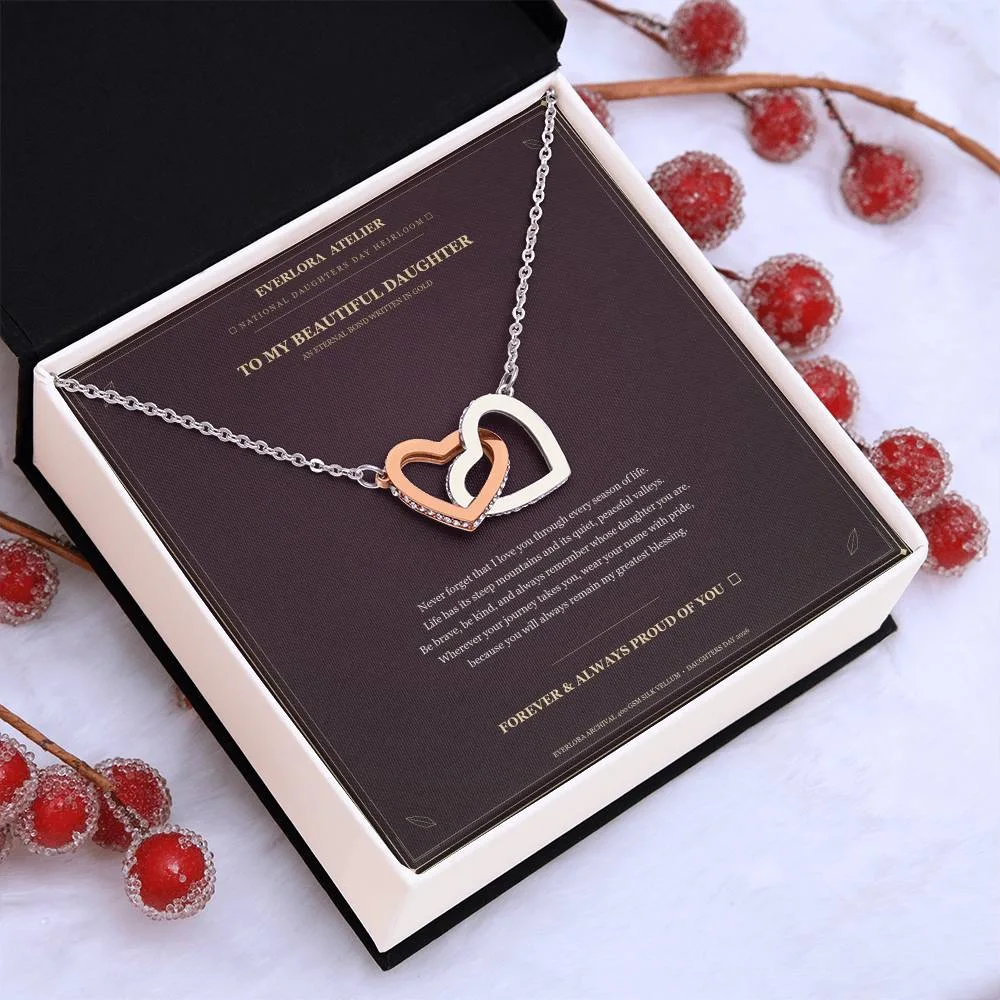The Interlocking Hearts Keepsake Necklace • Daughters Day Heirloom Edition