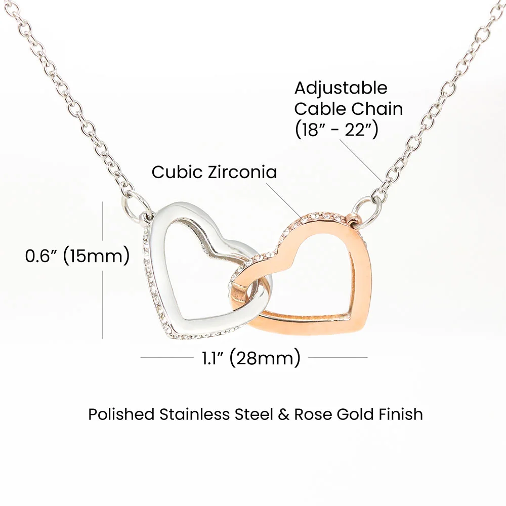 The Interlocking Hearts Keepsake Necklace • Daughters Day Heirloom Edition